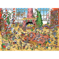 Elves at Work Doodle Town 1000 Piece Jigsaw Puzzle Cobble Hill