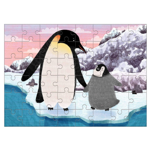 Emperor Penguin 48 Piece Mini Jigsaw Puzzle Mudpuppy