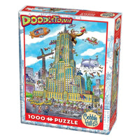 Empire State Doodle Town 1000 Piece Jigsaw Puzzle Cobble Hill