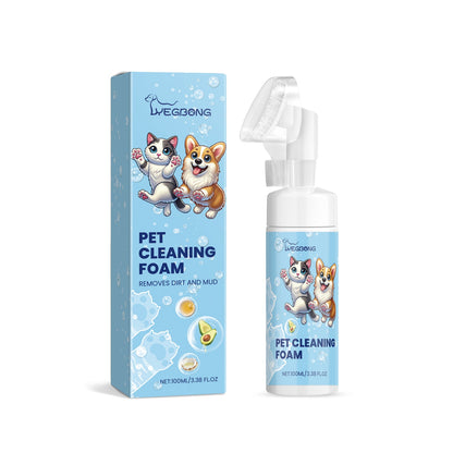 Gentle Pet Paw Foam Cleanser for Dogs and Cats 150ml Bottle