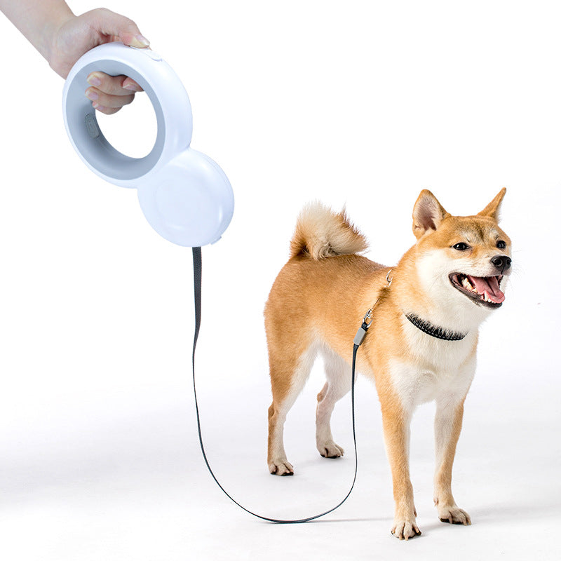 Dog Leashes 4 in 1 Pet Snowman LED With Night Light Dog Auto