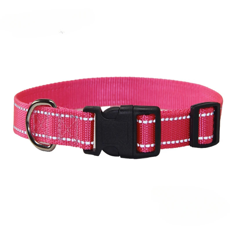Nylon Dog Collar and Leash Set Pet Collars Leash for Small Medium Large Dogs Dog Accessories for Small Dogs