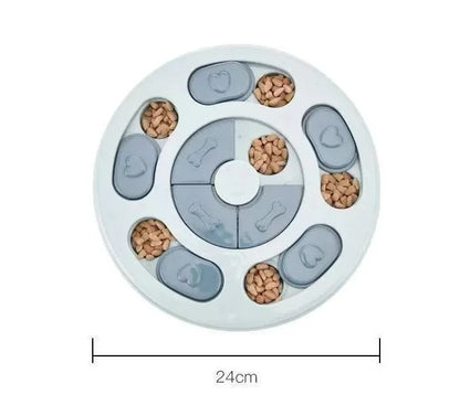Interactive Dog Puzzle Slow Feeder Bowl for Brain Training