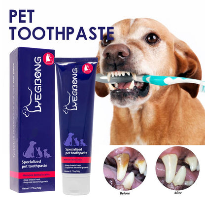 Premium Dog Dental Care Cream for Tartar and Plaque Removal