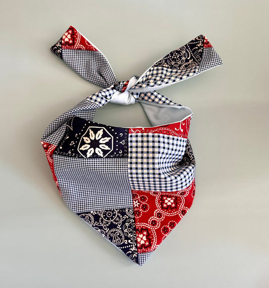 Patchwork Dog Bandana - Purrfect Pet Kingdom