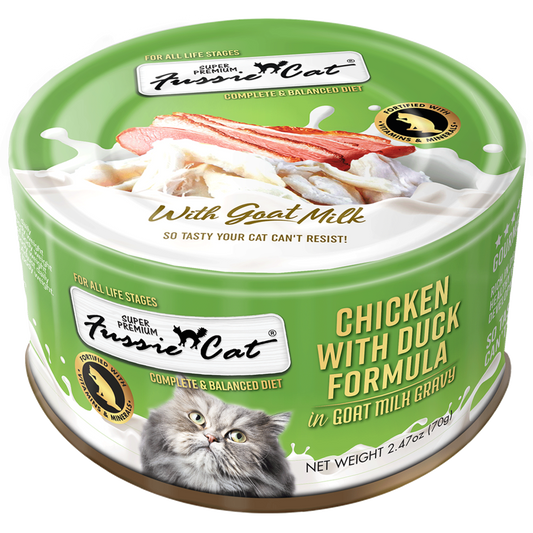 Wet Cat Food Chicken Duck Goat Milk 2.47 Oz 🍗