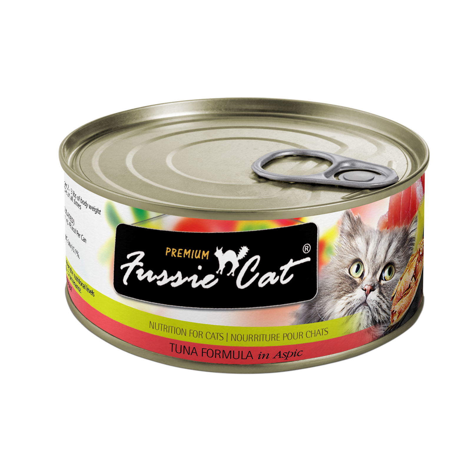 Fussie Cat Premium - Tuna Formula In Aspic (2.82oz) - Fussie Cat Wet Cat Food - The Family Pet