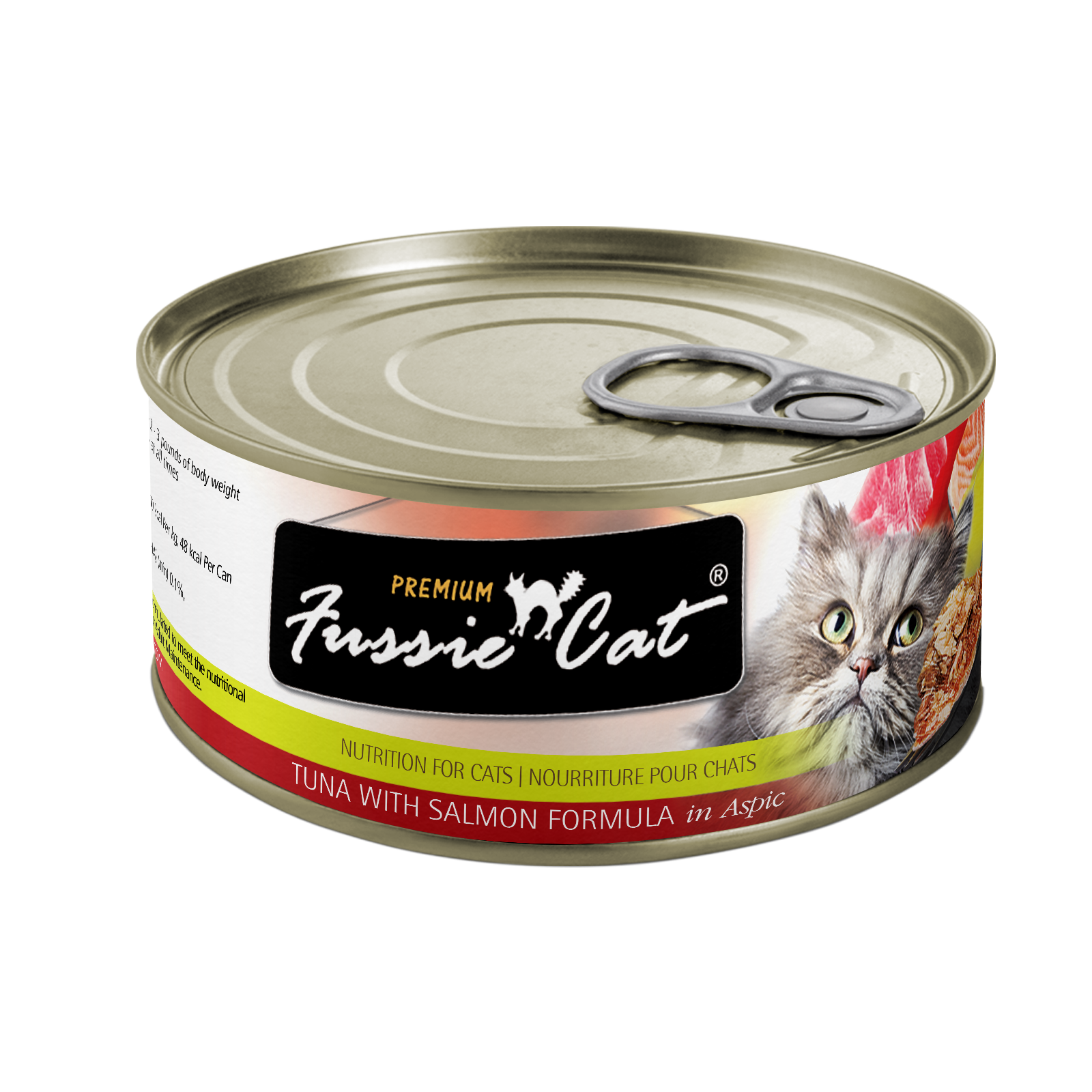 Fussie Cat Premium - Tuna With Salmon Formula In Aspic (2.82oz) - Fussie Cat Wet Cat Food - The Family Pet
