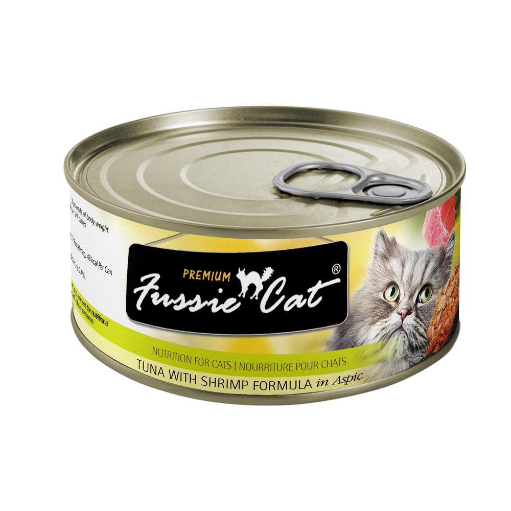 Fussie Cat Premium- Tuna With Shrimp Formula In Aspic (2.82oz)