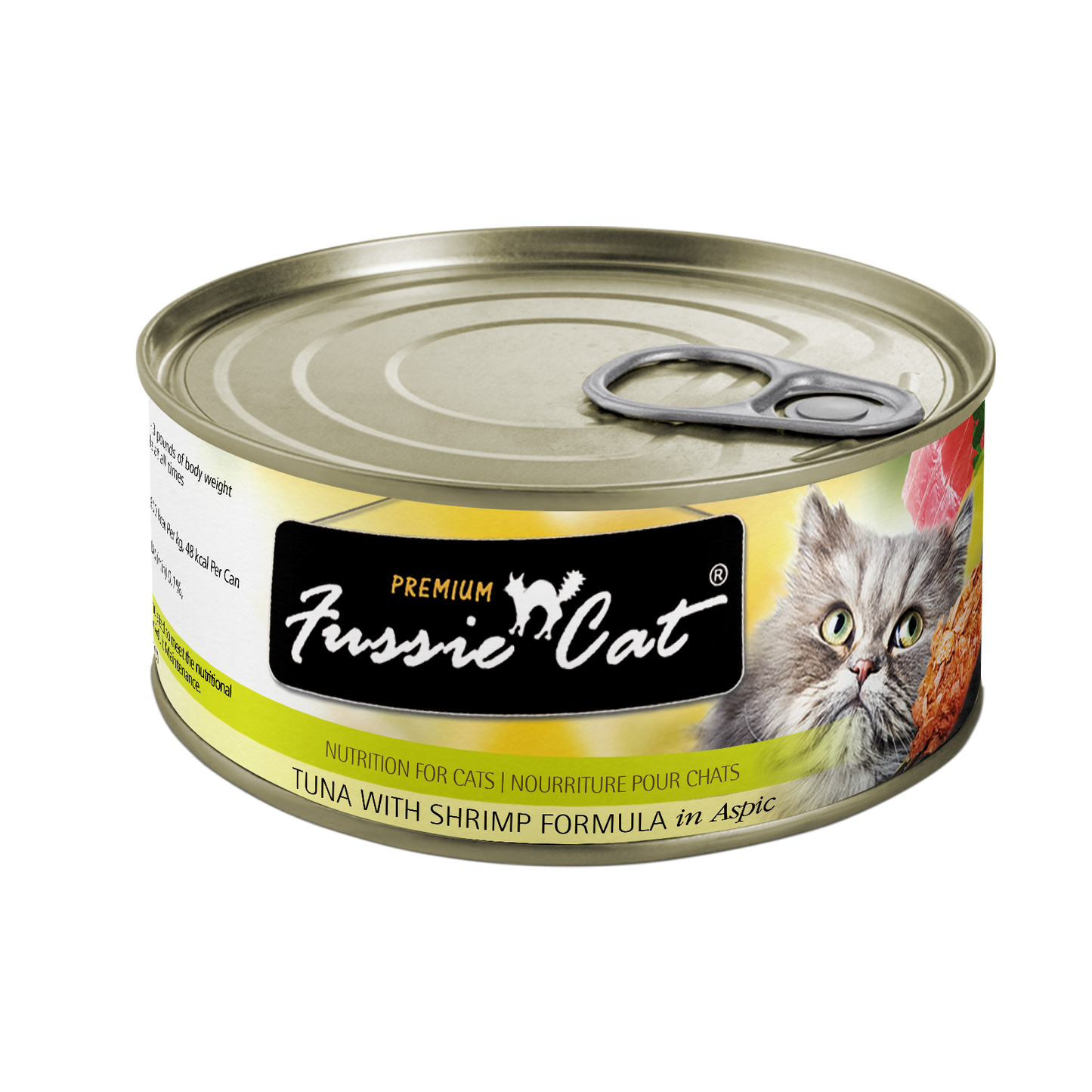 Fussie Cat Premium - Tuna With Shrimp Formula In Aspic (2.82oz) - Fussie Cat Wet Cat Food - The Family Pet