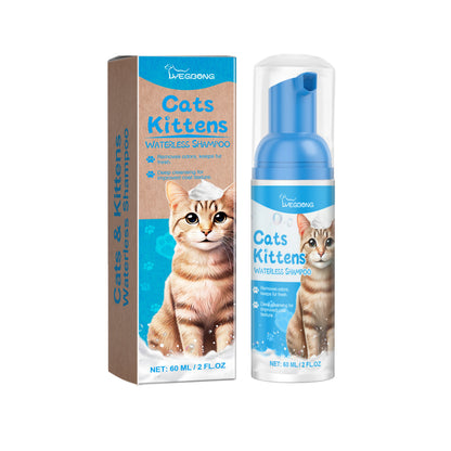 Cat Cleaning Mousse With Kitty Cleaning Foam Pet Care Gentle