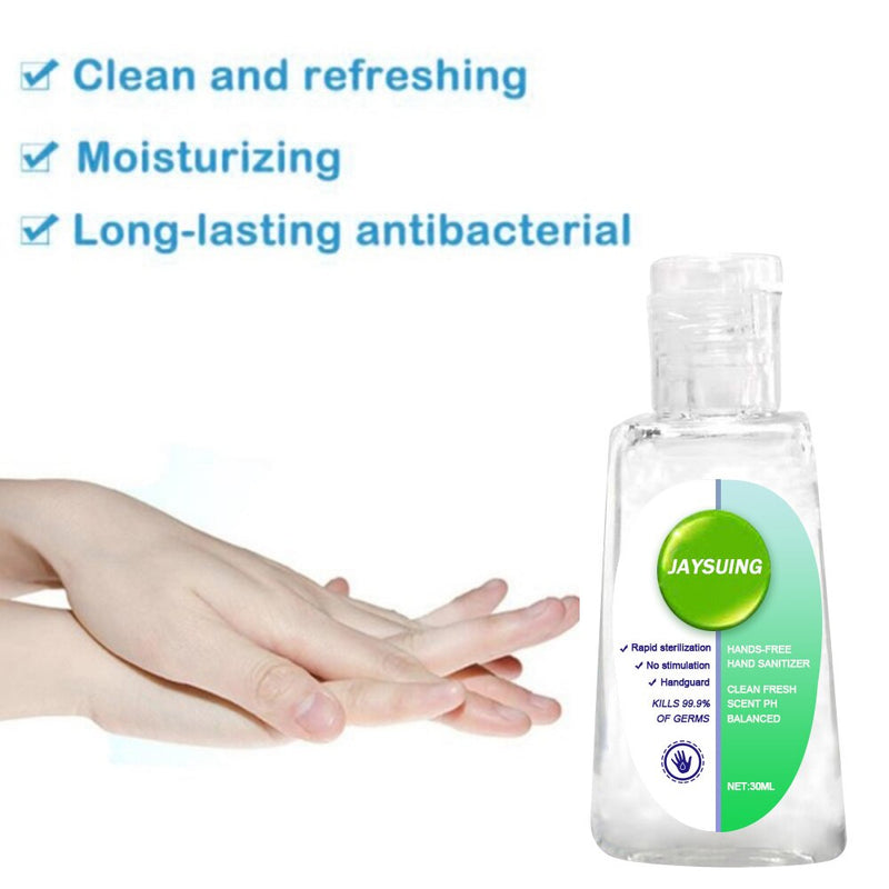 30-60ml Travel Portable Mini Hand Sanitizer for Kids Anti-Bacteria Moisturizing Disposable Waterless Hand Gel Handgel