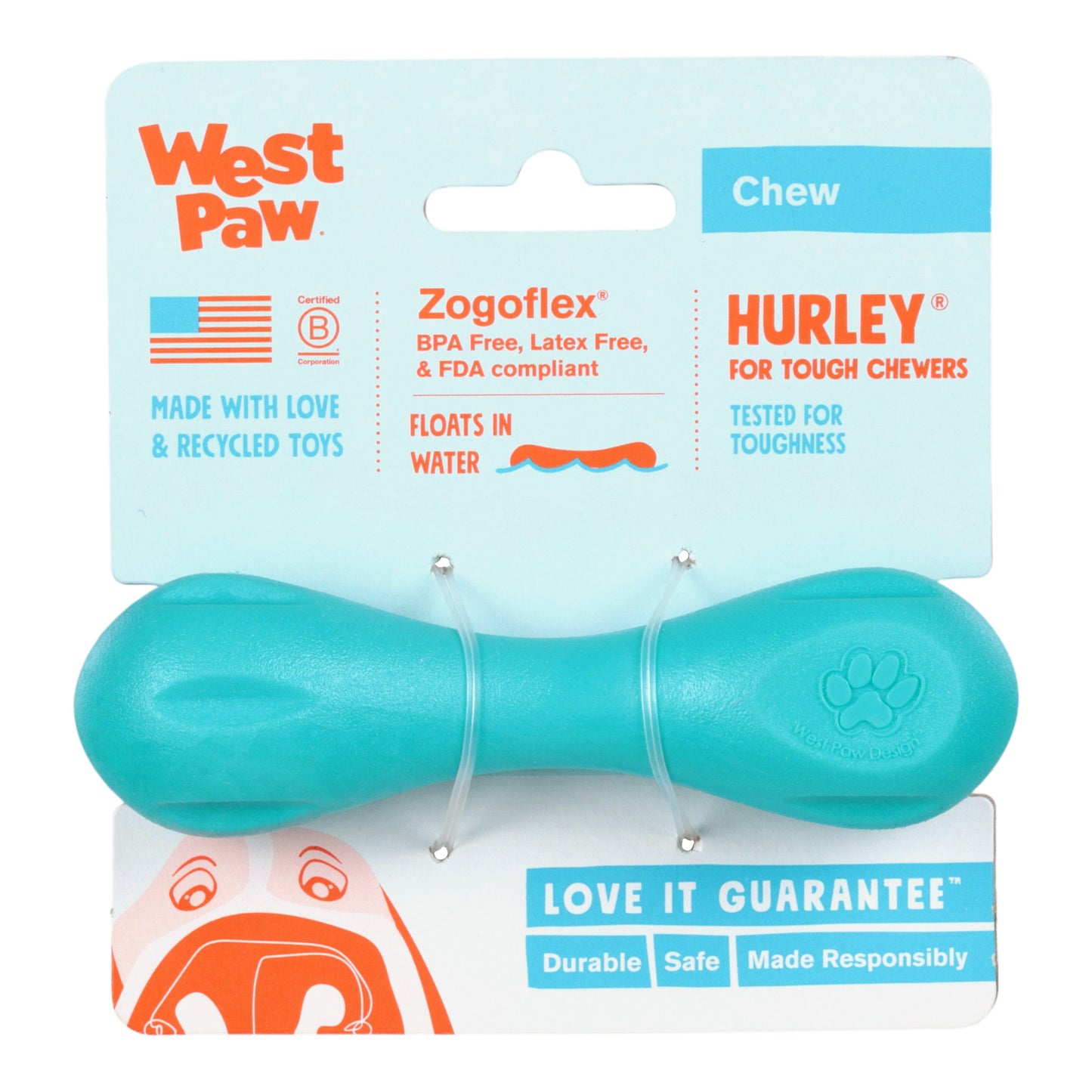 Hurley Teal toy | Purrfect Pet Kingdom