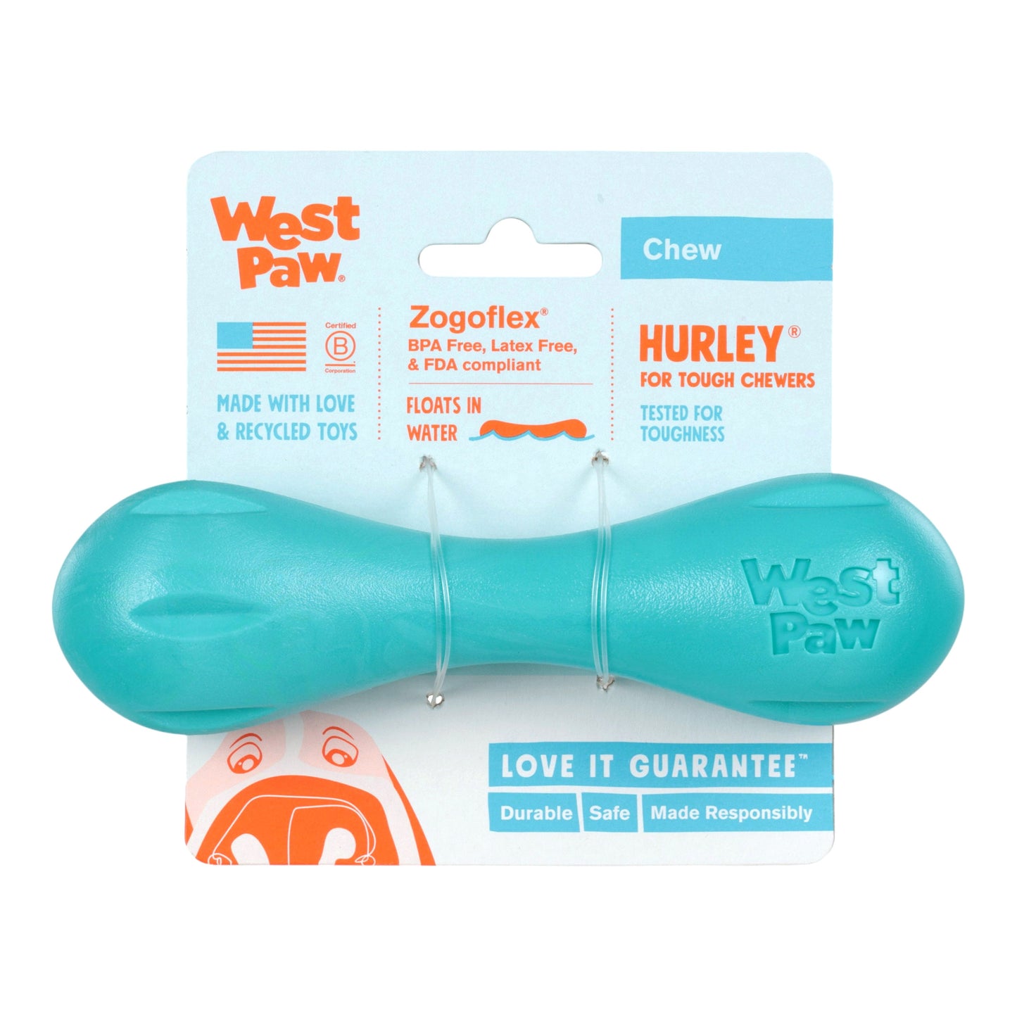 Hurley Teal toy | Purrfect Pet Kingdom