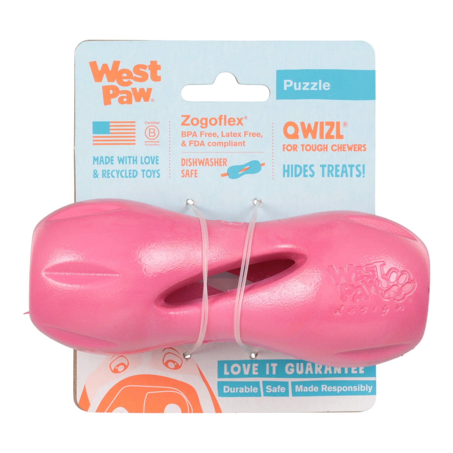 Qwizl Geranium toy | Purrfect Pet Kingdom
