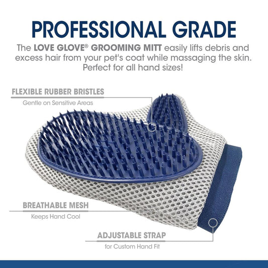 Four Paws Magic Coat® Professional Series Love Glove Dog Grooming Glove
