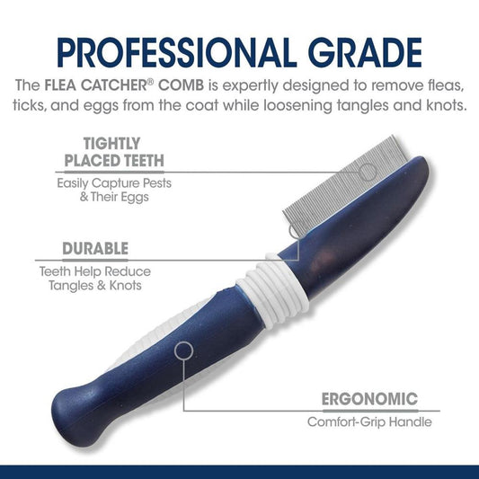 Four Paws Magic Coat® Professional Series Flea Catcher Comb - Pet Wipes - The Family Pet