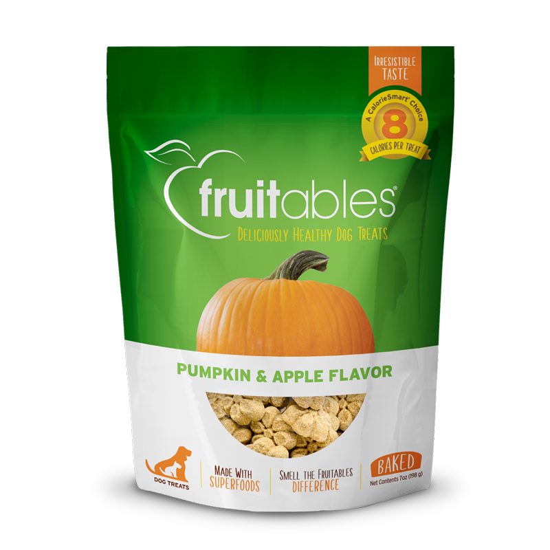 Fruitables Pumpkin Apple Dog Treats 7 Oz 🎃