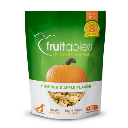 Fruitables Pumpkin Apple Dog Treats 7 Oz 🎃