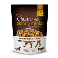 Fruitables Skinny Minis Grilled Bison Dog Treats (5oz)
