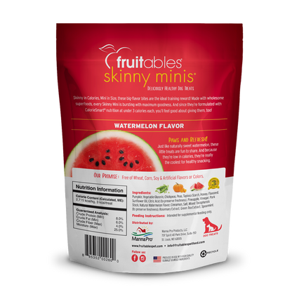 Fruitables Skinny Minis Watermelon Dog Treats 5oz 🍉