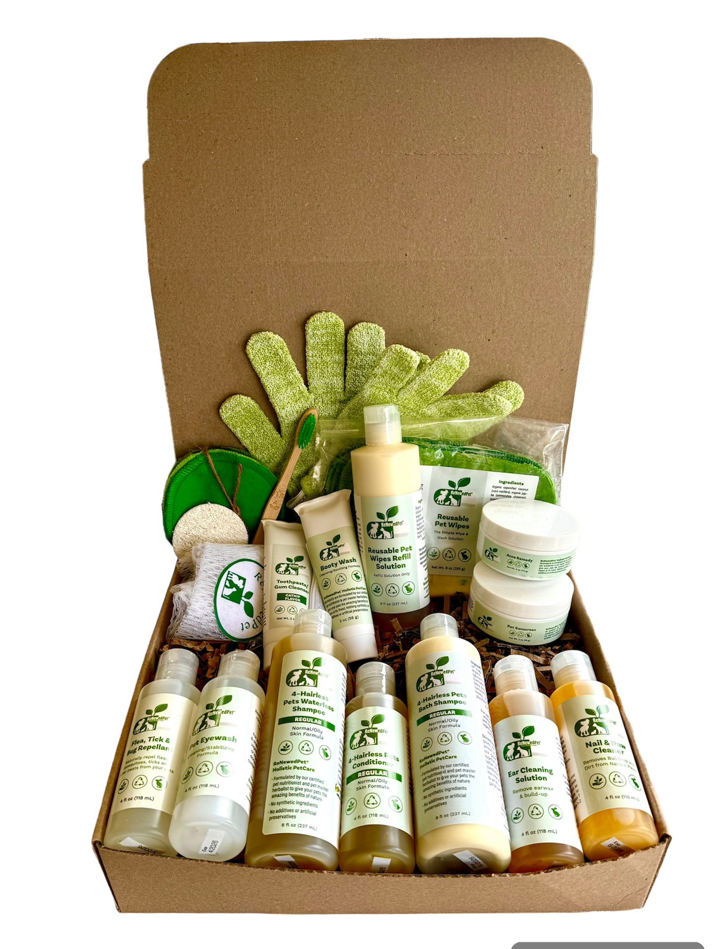 4 - HAIRLESS PETS ULTIMATE GROOMING KIT - 4 Nudie Pets - ReNewedPet