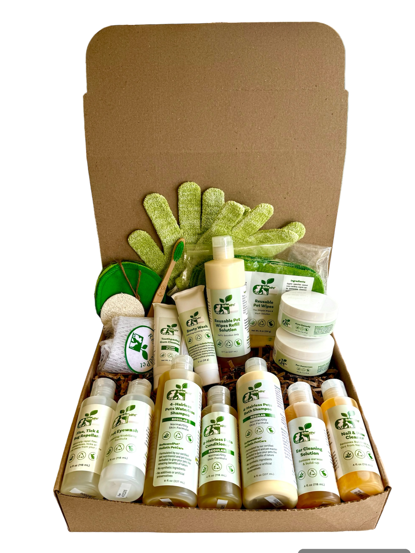 4 - HAIRLESS PETS ULTIMATE GROOMING KIT - 4 Nudie Pets - ReNewedPet