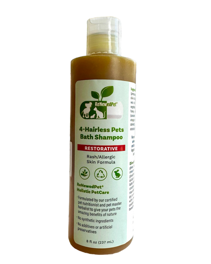 Gentle Hydrating Restorative Shampoo for Hairless Pet Skin