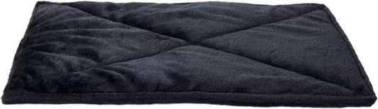FurHaven ThermaNAP Faux Fur Black Self - Warming Pet Bed Mat, Small - Pet Bed - The Family Pet