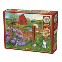 Farm Cats 275 Large Piece Jigsaw Puzzle Cobble Hill
