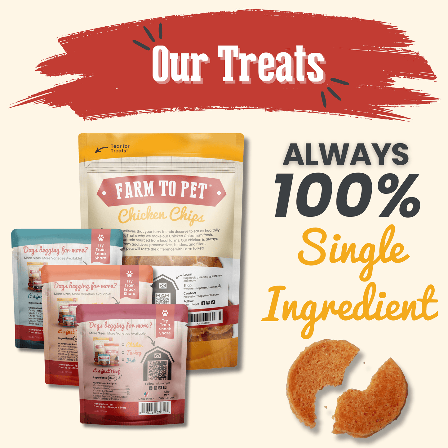 Dog Treats Puppy Starter Pack 5.7 Oz Training 🐶