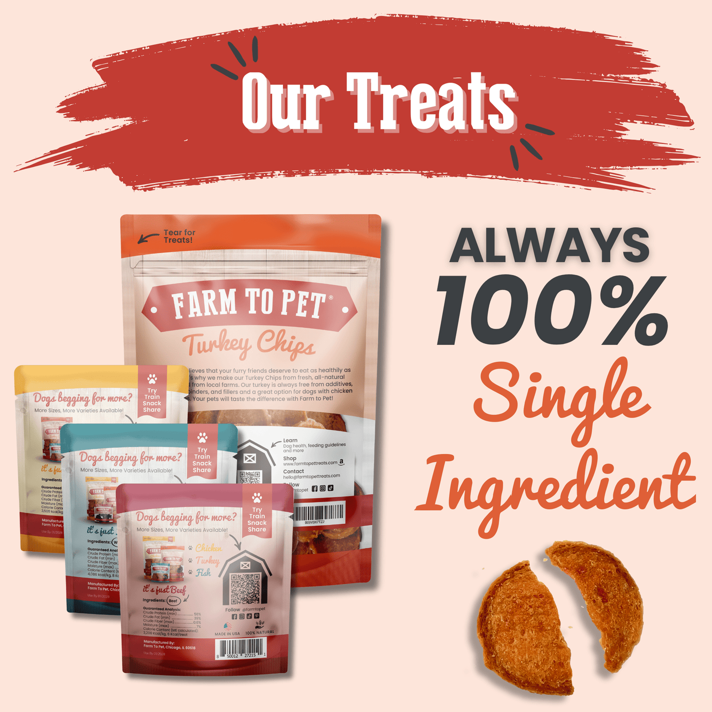 Dog Treats Puppy Starter Pack 5.7 Oz Training 🐶