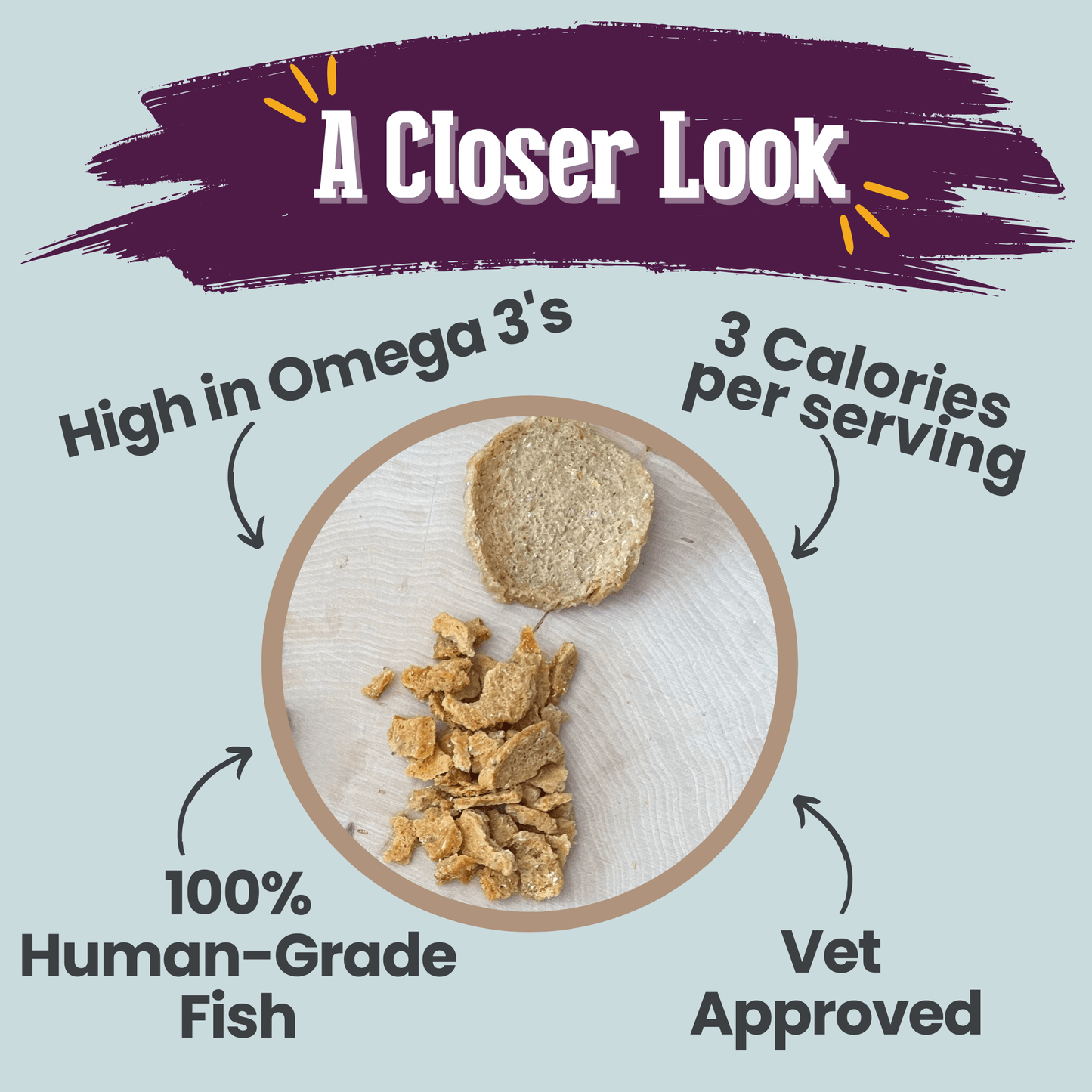 Farm To Pet Fish Crumbles Cat Treats 3.2oz 🐟
