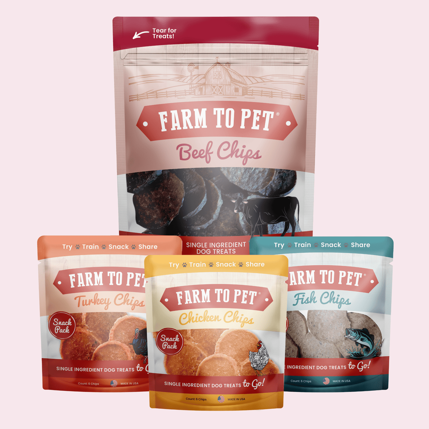 Dog Treats Puppy Starter Pack 5.7 Oz Training 🐶