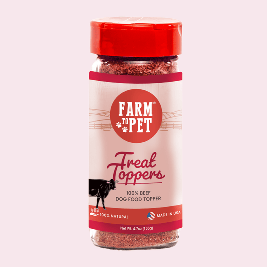 Dog Food Topper Beef Powder Meal Supplement 4oz 🥩