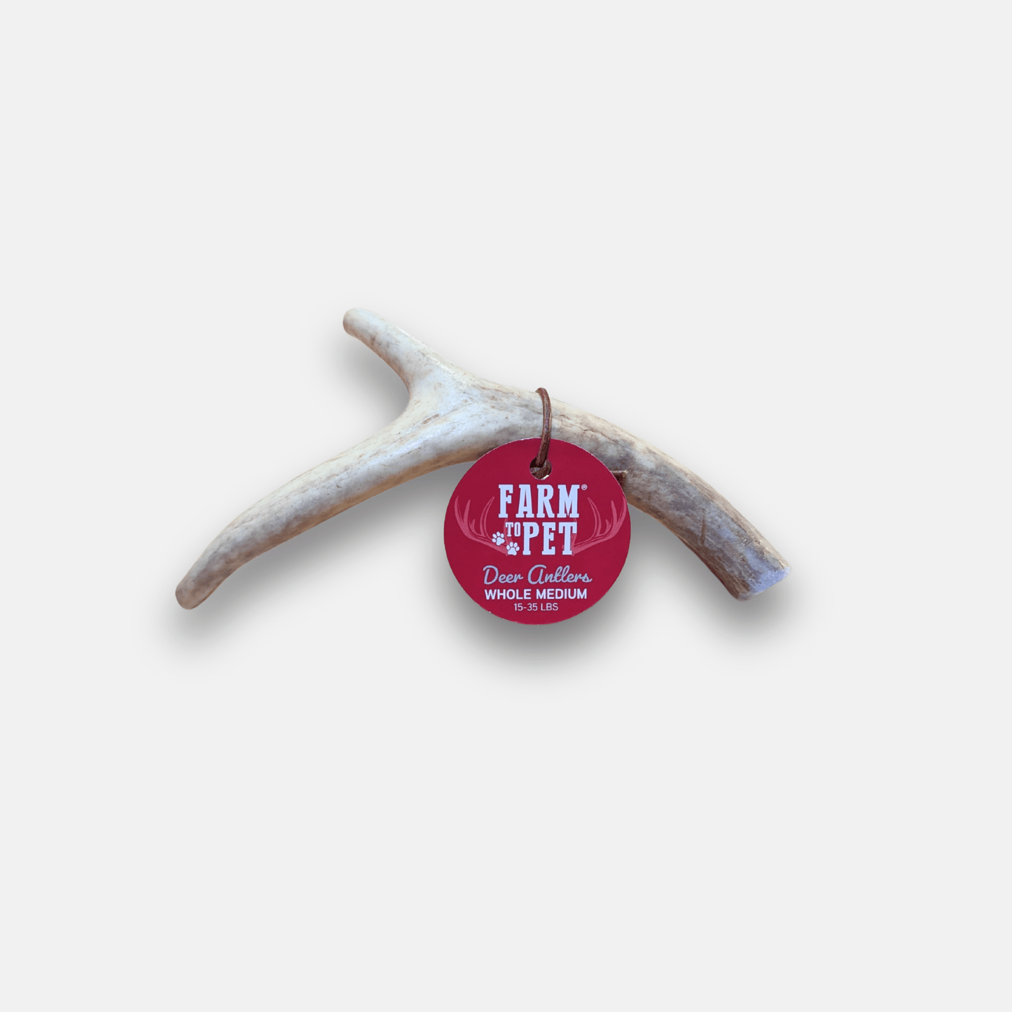 Deer Antler Dog Chews Large Whole 6 Oz 🦌