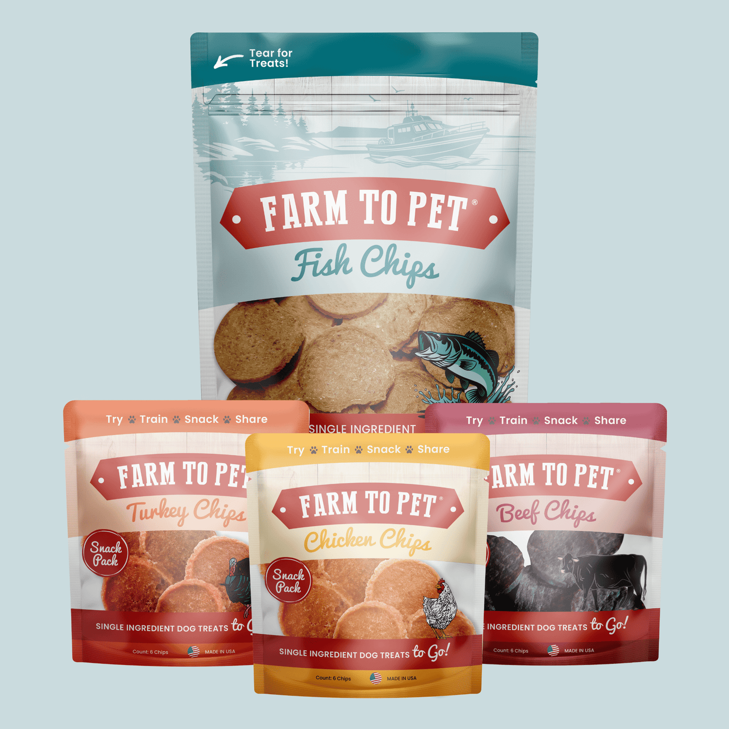 Dog Treats Puppy Starter Pack 5.7 Oz Training 🐶