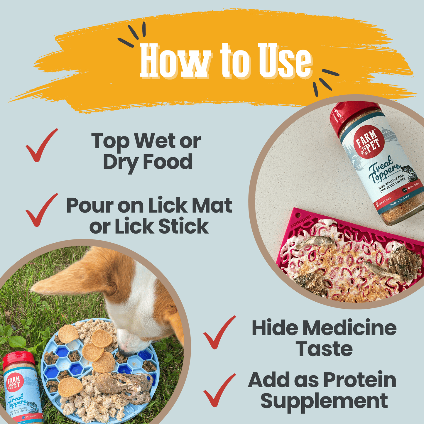 Fish Food Topper - Low-Fat Meal Enhancement 🐟