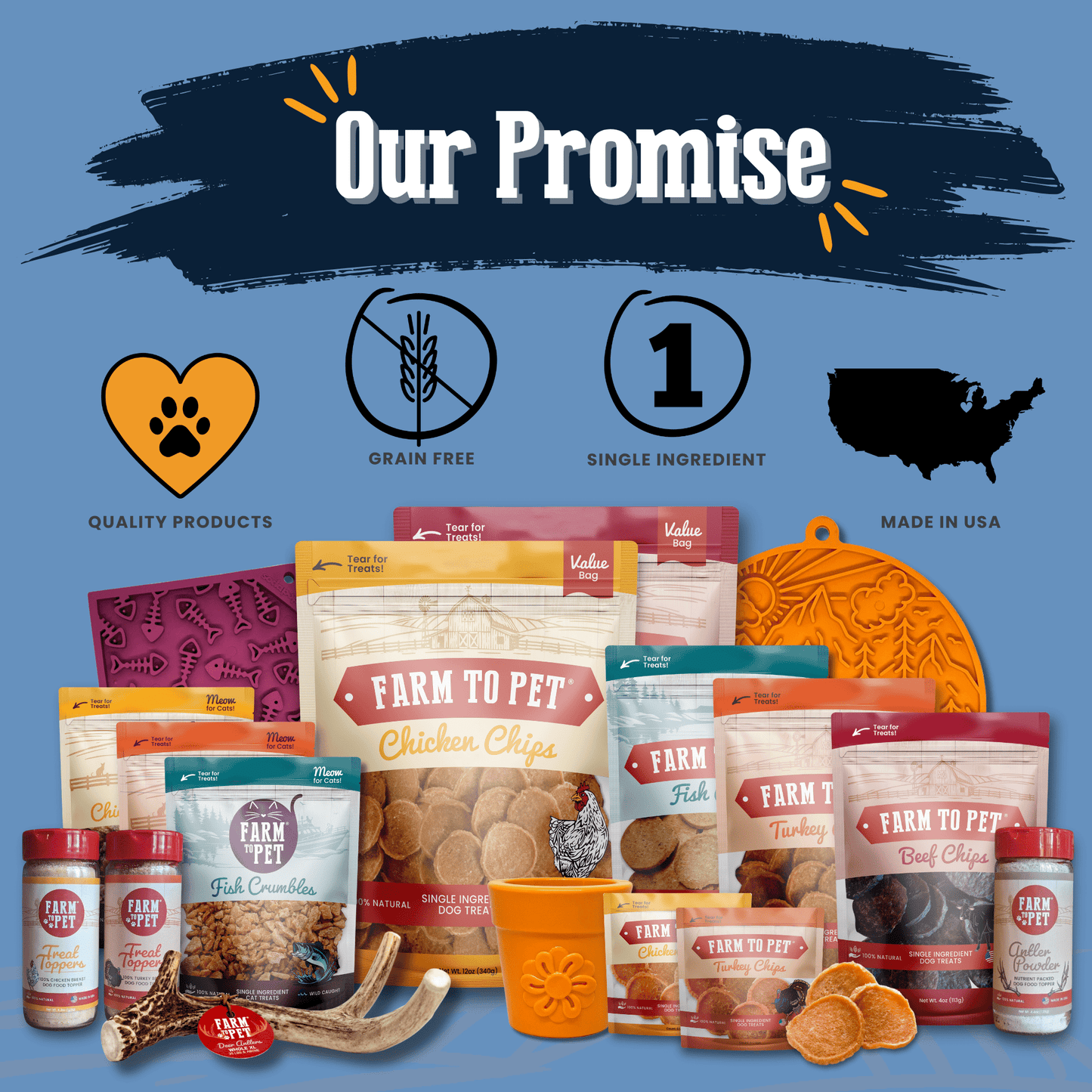 Dog Treats Fiesta Pack Variety Bundle 12.6 Oz 🎉