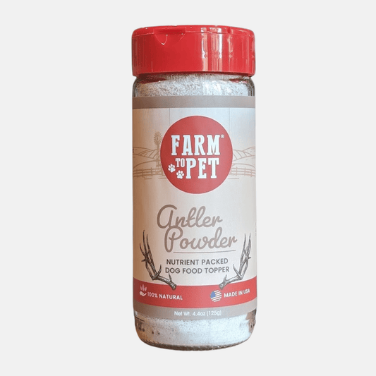 Dog Food Topper Antler Powder Supplement 4oz 🦌