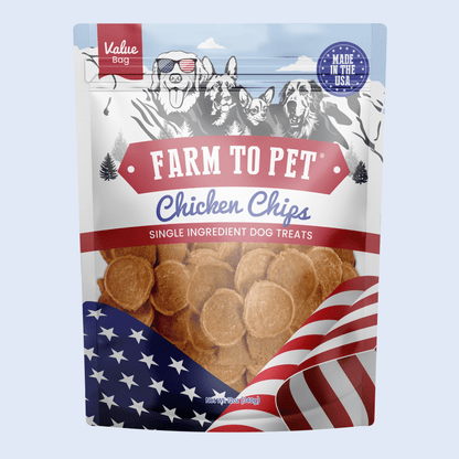 Dog Treats Americana Chicken Chips 4.2 Oz 🇺🇸