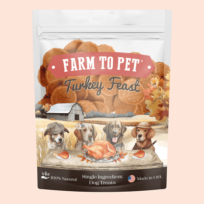 Dog Treats Turkey Feast Chips 3-Pack 12oz 🦃