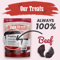 Beef Chips Dog Treats | Single-Ingredient Healthy Treats for