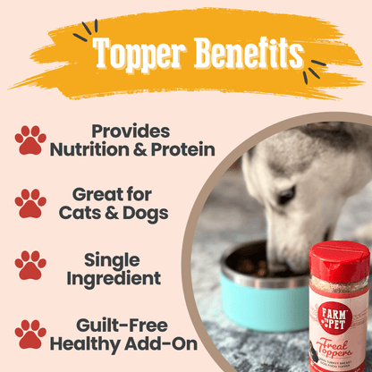 Dog Food Topper Turkey Meal Supplement Powder 4oz 🦃