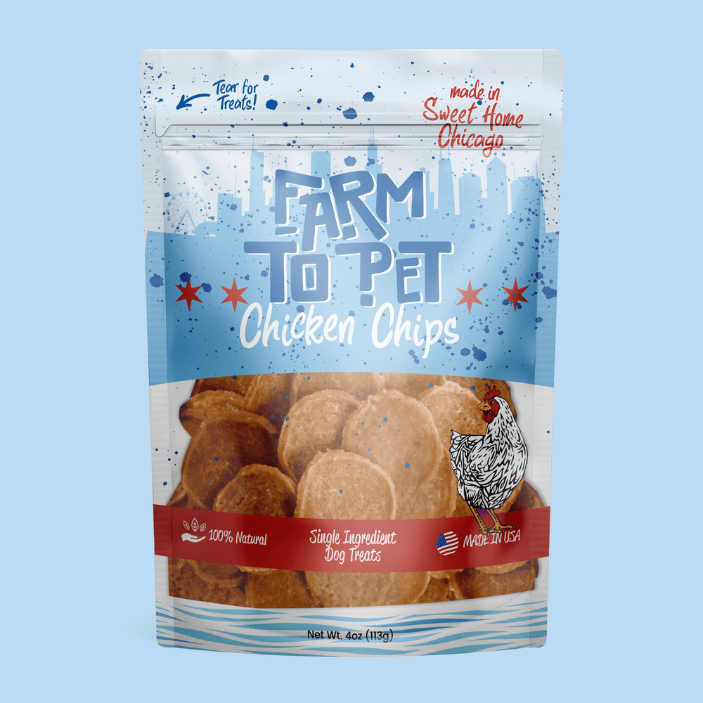 Chicago Chicken Chips for Dogs | Dog Treats To Celebrate Our