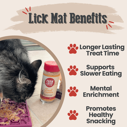 Lick Mats For Cats Small Dogs Slow Feeder 👅