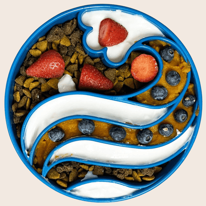 Slow Feeder Dog Bowl Honeycomb Design 🍽️