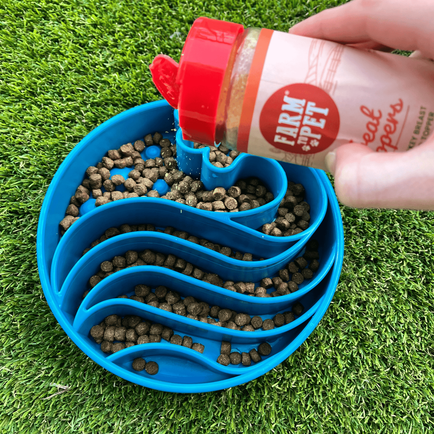 Slow Feeder Dog Bowl Honeycomb Design 🍽️