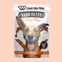 Live Like Roo Turkey Chips for Dogs | Dog Treats That Give