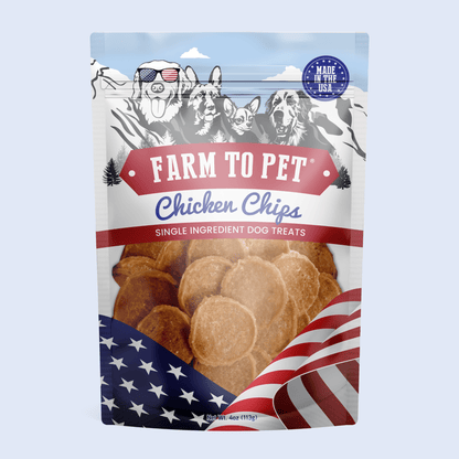 Dog Treats Americana Chicken Chips 4.2 Oz 🇺🇸